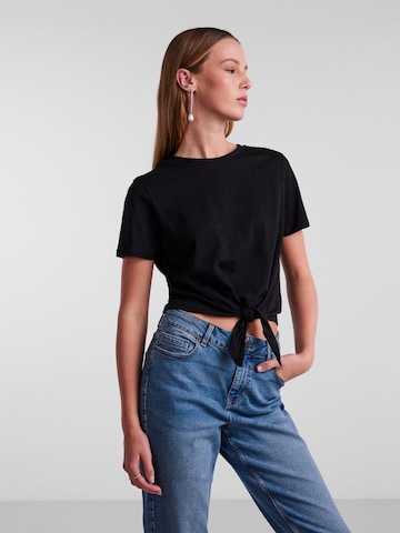 PIECES Shirt 'Tia' in Black: front