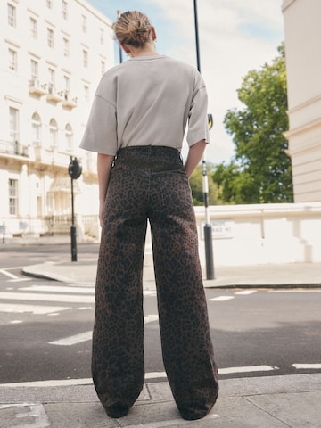 Wide Leg Jean Next en marron