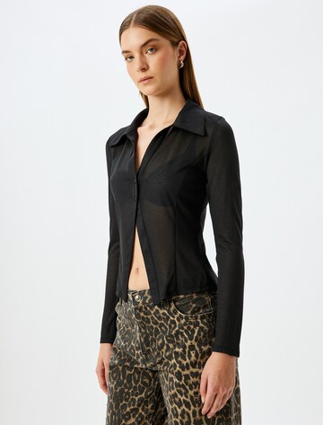 Koton Bluse in Schwarz: Vorderseite