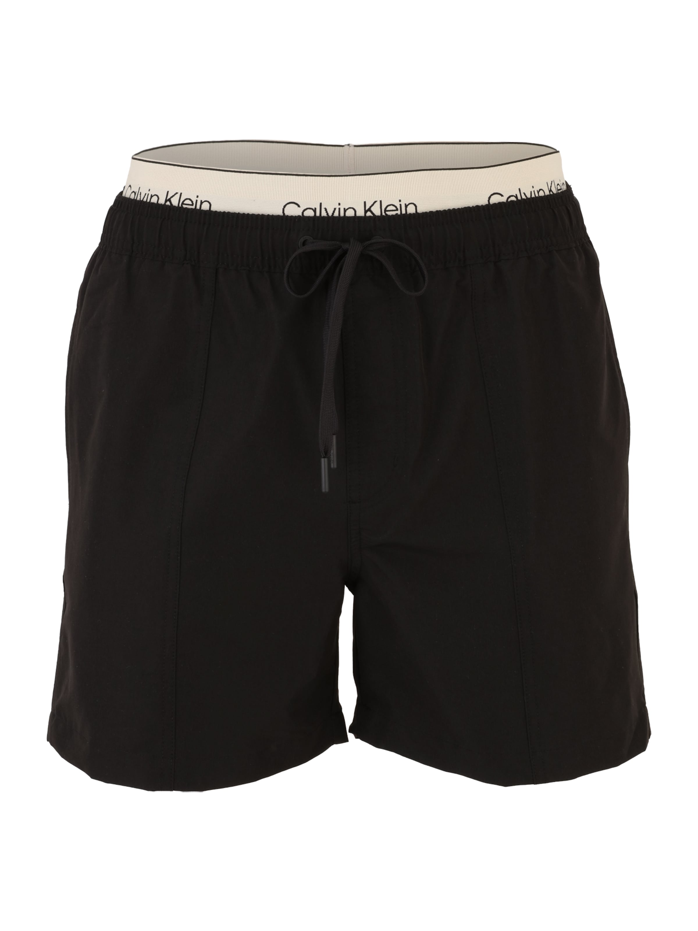 Calvin Klein Swimwear Ujumispüksid, värv must: eest vaates