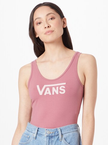 VANS Боди-футболка 'FLYING' в Ярко-розовый: спереди