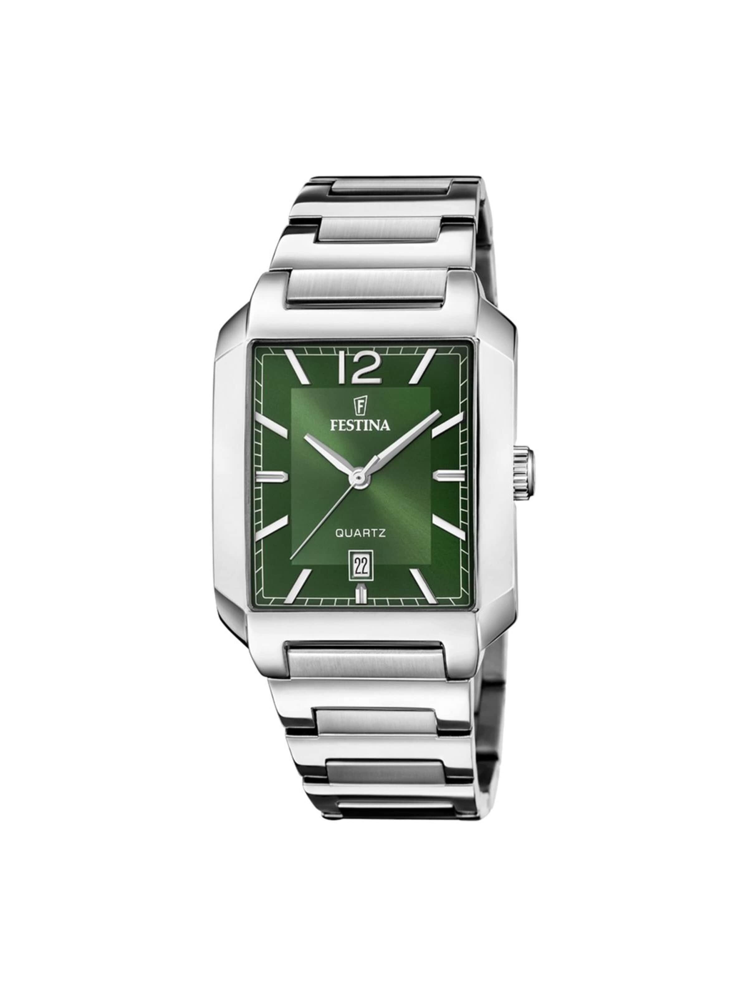 Montre à affichage analogique FESTINA en vert : devant