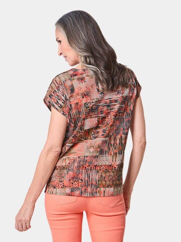 Goldner Blouse in Gemengde kleuren