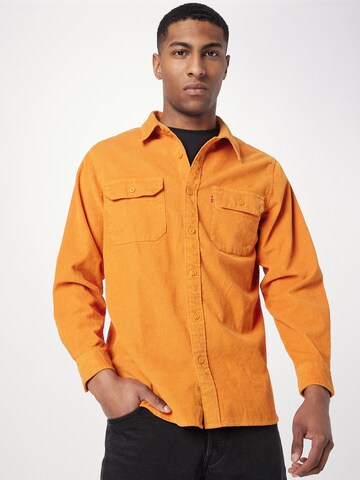 LEVI'S ® Comfort fit Button Up Shirt 'Jackson Worker' in Orange: front