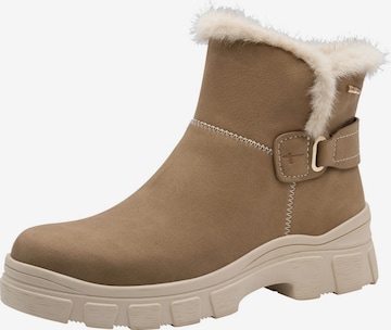 Tamaris Ботинки в Коричневый: спереди