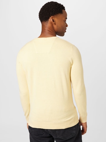 TOM TAILOR Regular fit Sweater in Yellow