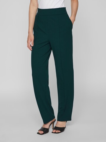 Regular Pantalon à plis 'Clua' VILA en vert : devant