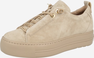 Sneaker low de la Paul Green pe bej: față