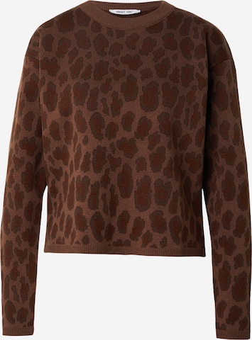 ABOUT YOU Neulepaita 'Stella' värissä ruskea: etupuoli