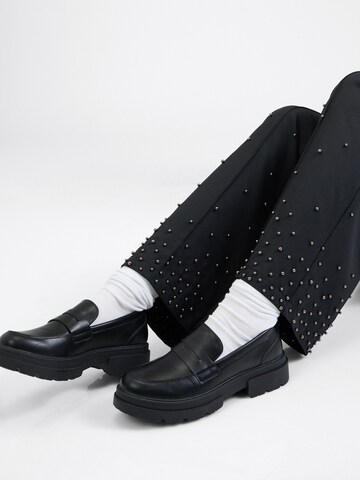 PIECES Boot cut Pants in Black