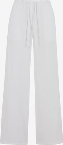 Pantalon Urban Classics en blanc : devant