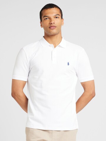 T-Shirt Polo Ralph Lauren en blanc : devant