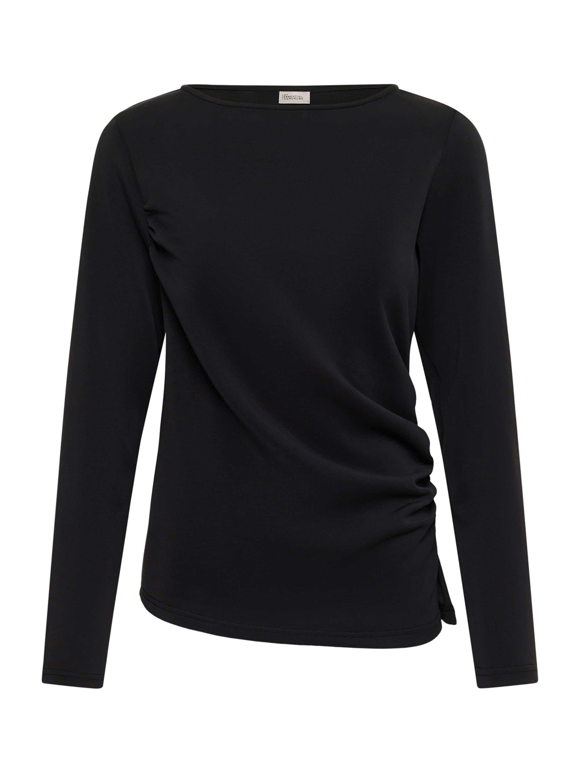 My Essential Wardrobe Μπλούζα 'MWHelle' σε μαύρο: μπροστά