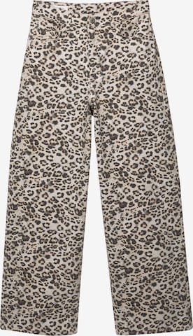 Pull&BearWide Leg/ Široke nogavice Traperice - smeđa boja: prednji dio