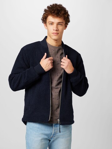 Revolution Fleece jas in Blauw: voorkant