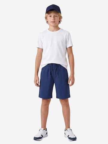 Tommy Life Broek 'TOMMY Shorts, ohne Verschluss' in Blauw