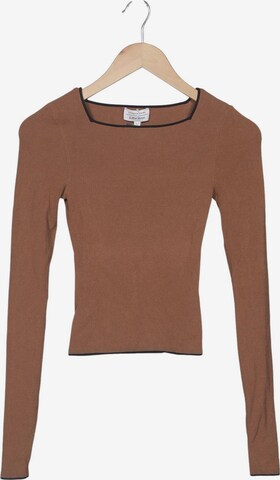 & Other Stories Top & Shirt in XS in Brown: front