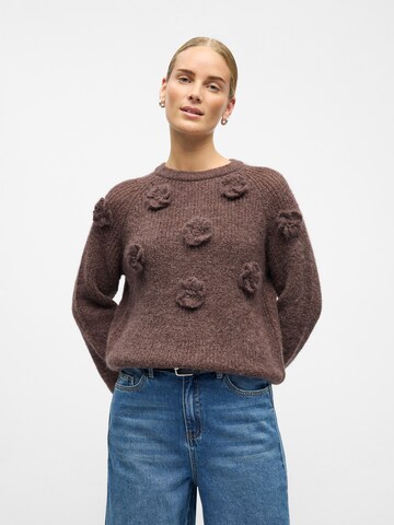 OBJECT Pullover 'OBJGITTA' in Braun: Vorderseite