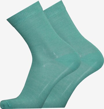 UphillSport Socks 'MERINO LIGHT' in Green: front