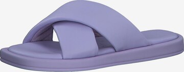 TAMARIS Mules in Purple: front