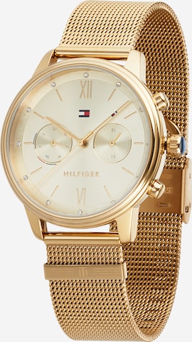 TOMMY HILFIGER Analoog horloge in Goud: voorkant