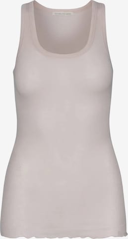 Seamless Basic Top 'Bella' in Beige: voorkant
