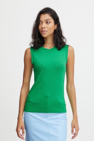 b.young - Pullover em verde: frente