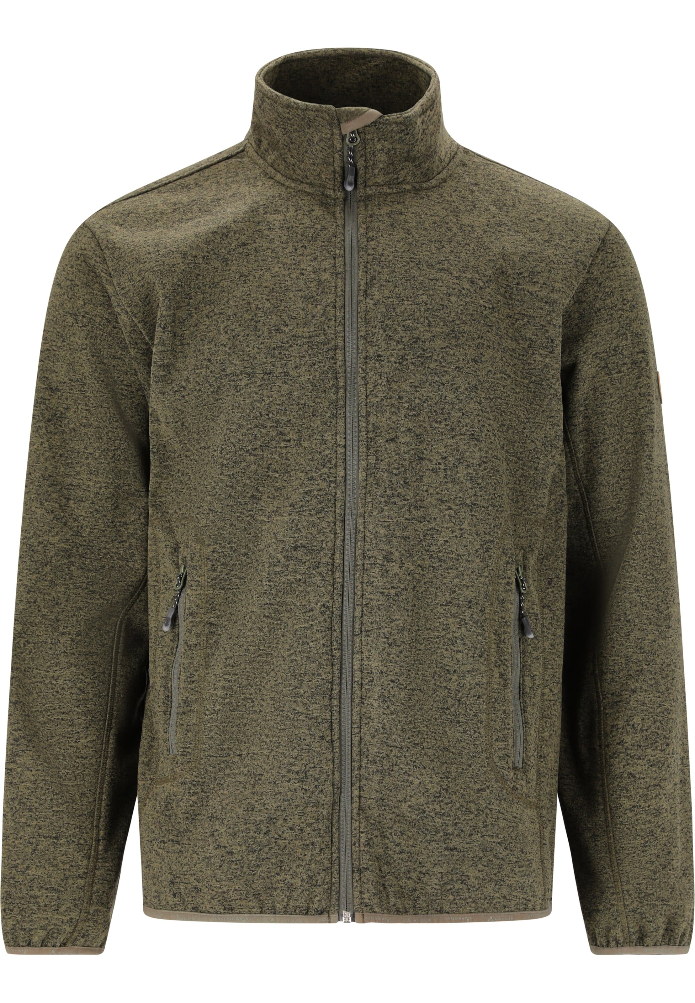 Whistler Athletic fleece jacket in Black: front