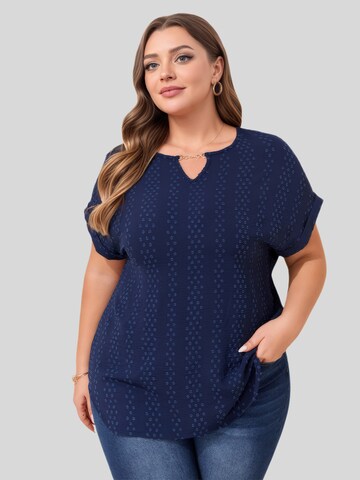 LapaPlus Blouse in Blauw