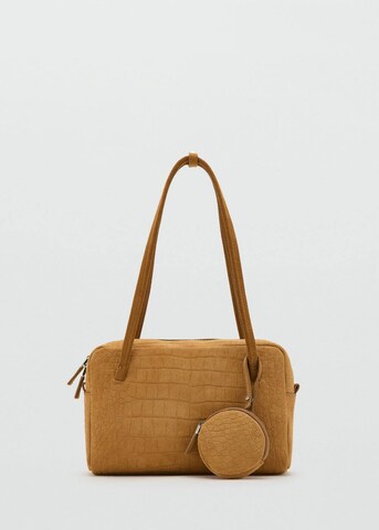 MANGO Shoulder Bag in Brown