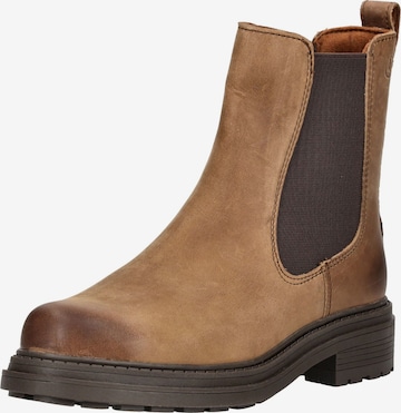 Chelsea Boots CLARKS en marron : devant
