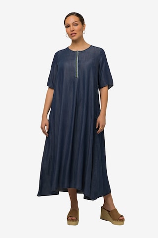 Robe Ulla Popken en bleu : devant