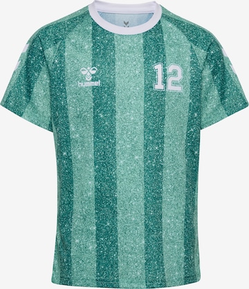 Hummel Performance Shirt 'Schimmer' in Green: front