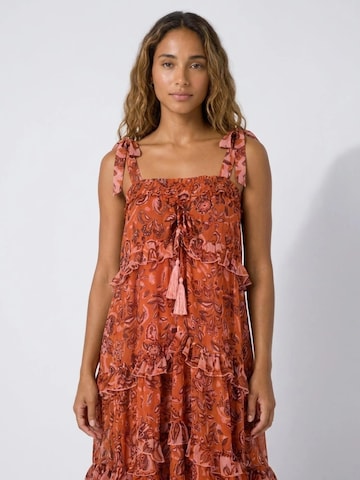 Robe 'Robe Longue Vanessa' Miss June en orange