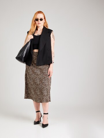 ONLY Carmakoma - Falda en gris