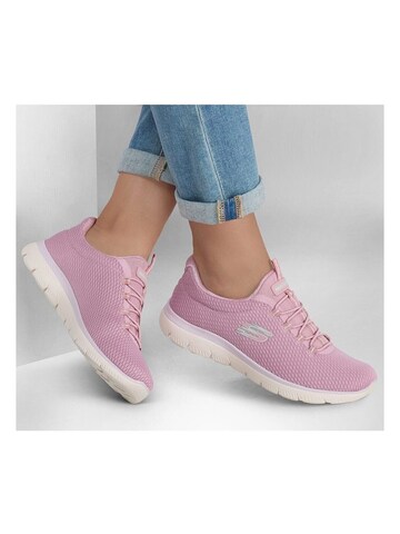 Sneaker bassa di SKECHERS in rosa: frontale