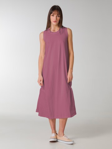 Robe DEHA en violet : devant
