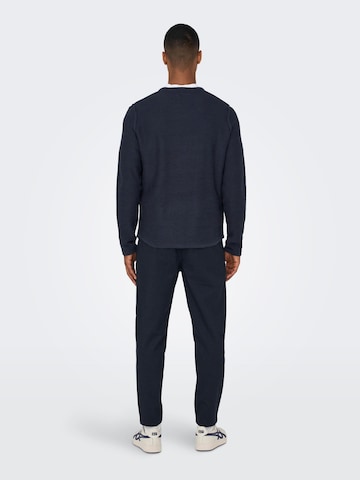 Only & Sons Pullover 'Trough' in Blau