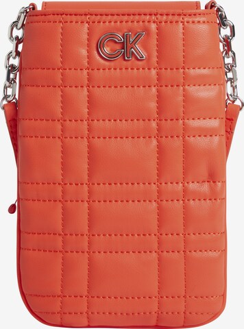 Protection pour smartphone Calvin Klein en orange : devant