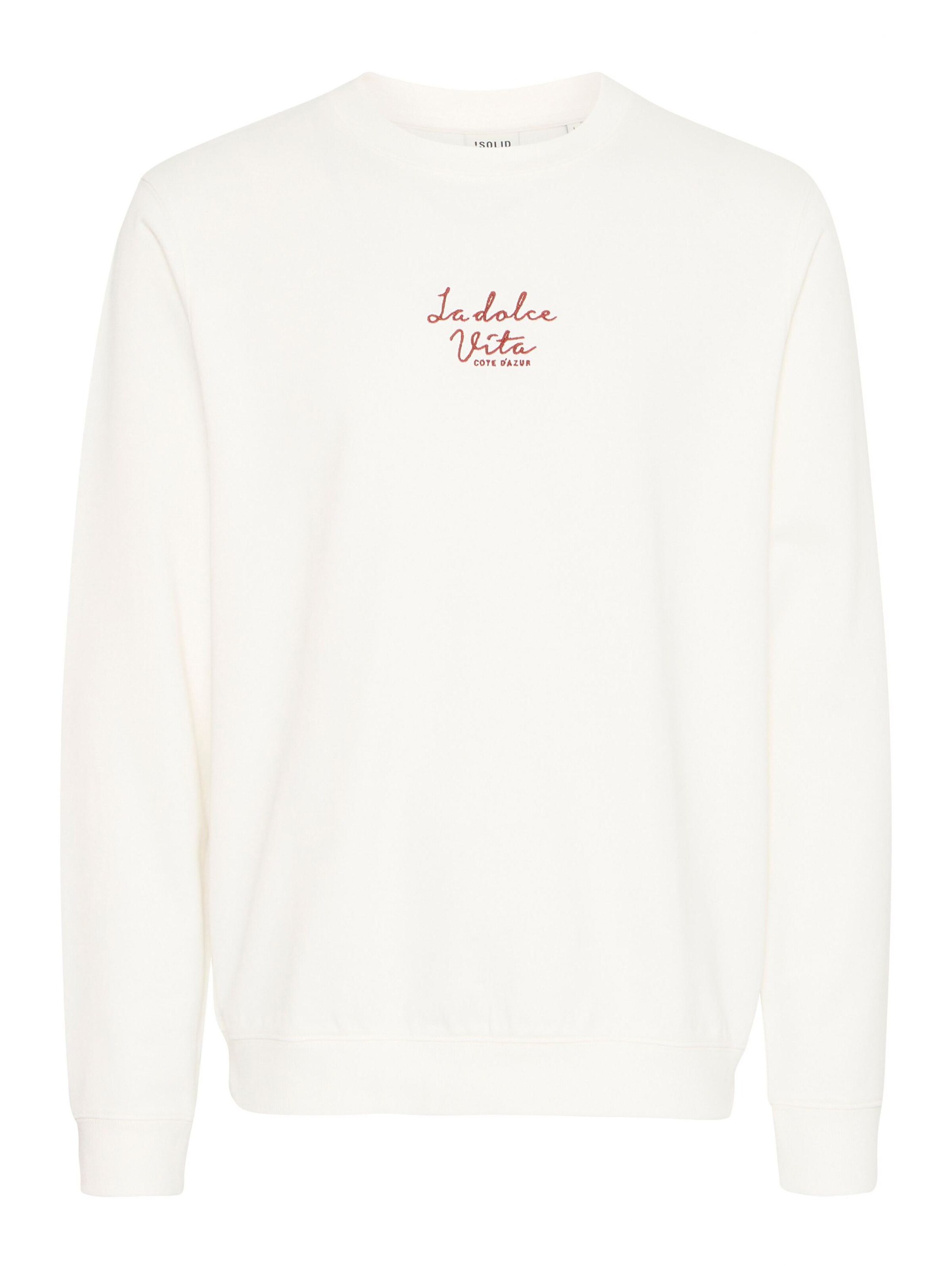 !Solid Trui ' SDPARLY ' in Wit: voorkant