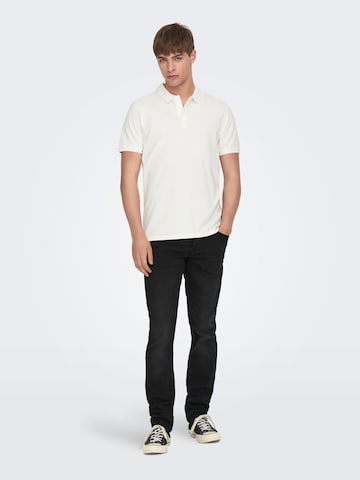 Coupe slim Jean Only & Sons en noir