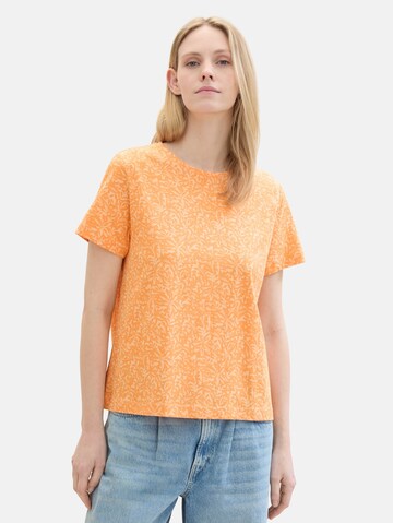 TOM TAILOR T-Shirt in Orange