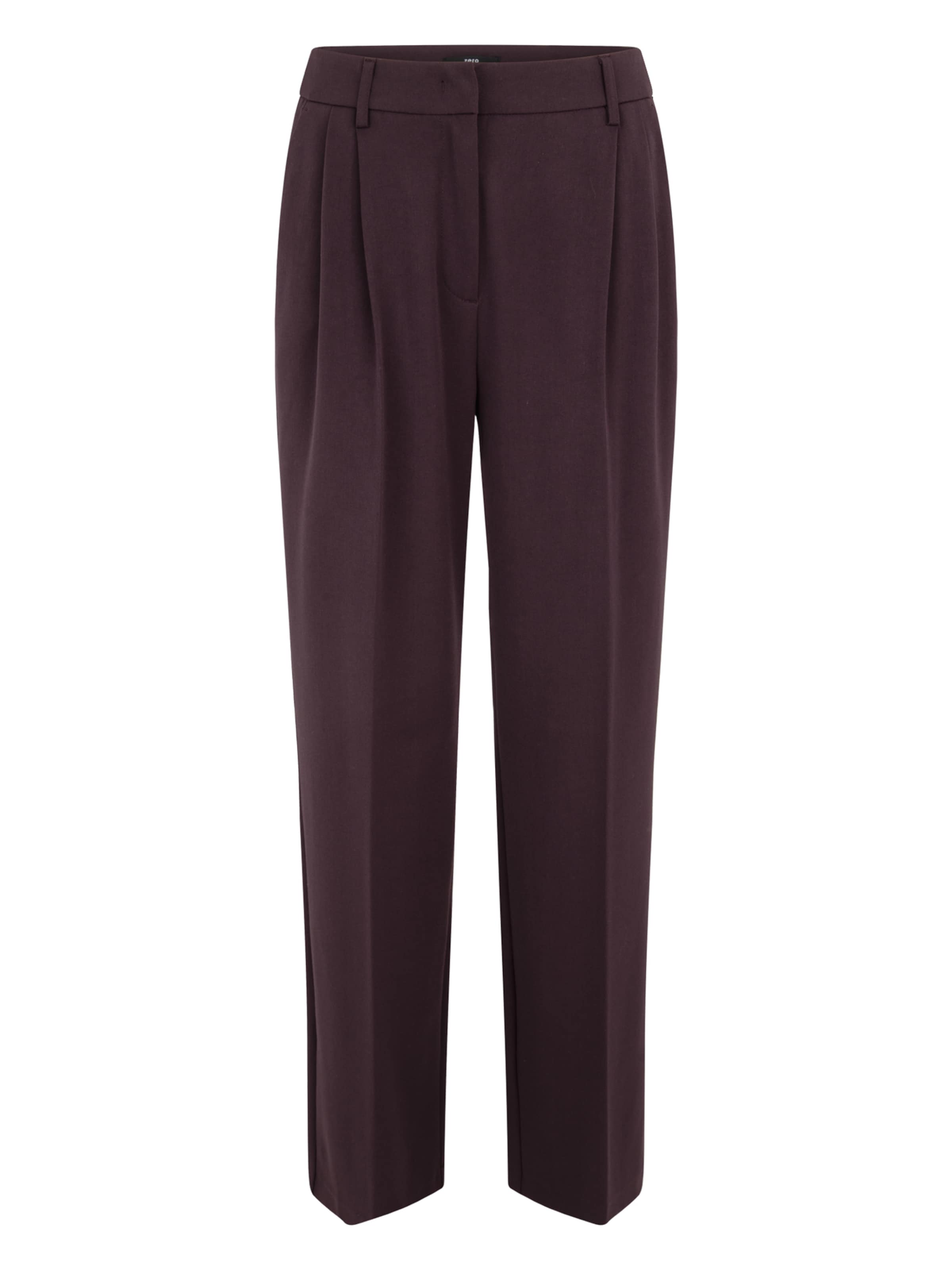 zero Skinny Hose in Braun: Vorderseite