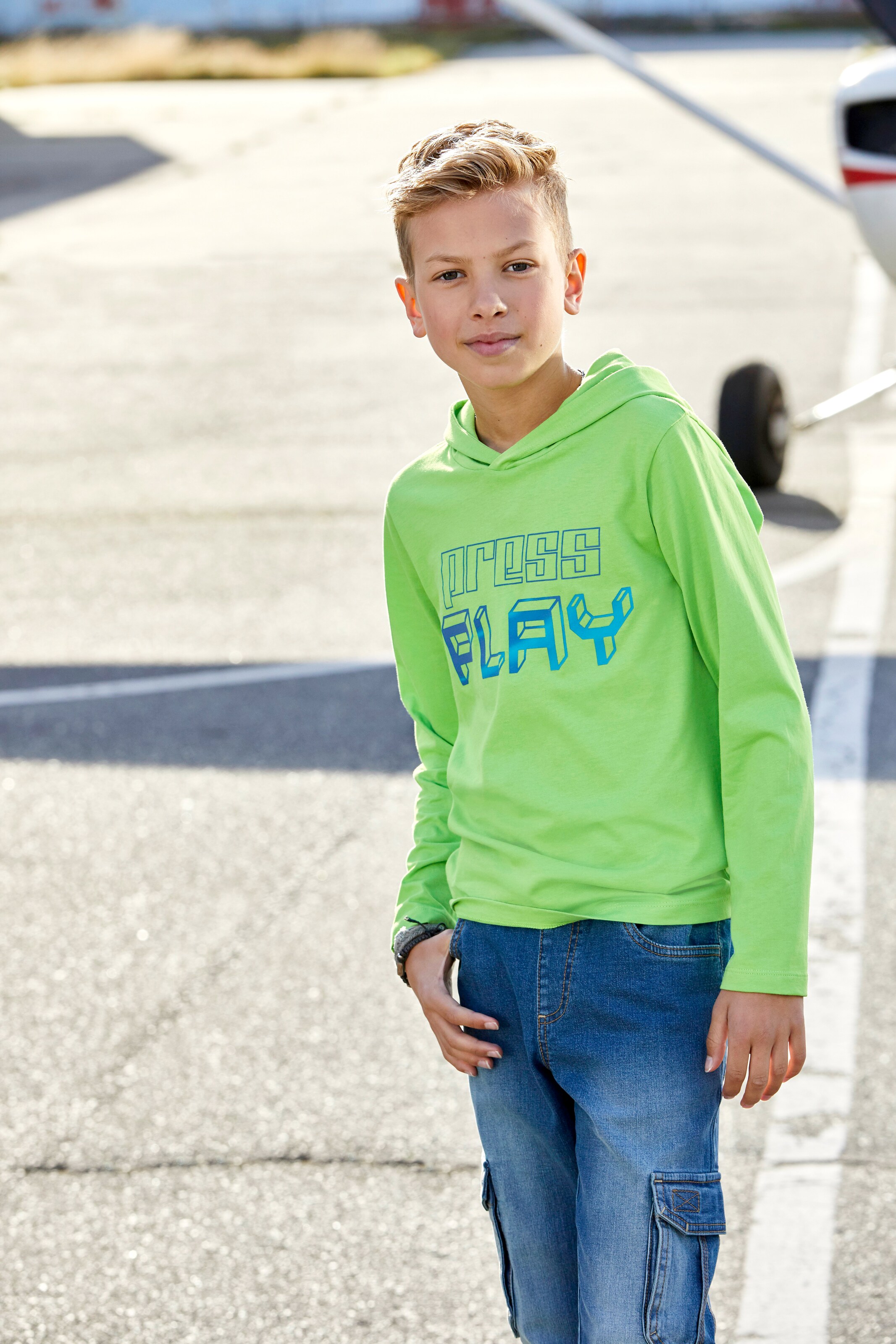 ARIZONA Loose fit Pants in Blue