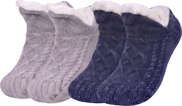 BONVERANO Ankle Socks in Blue: front