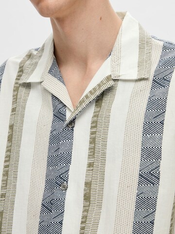 SELECTED - Comfort Fit Camisa em mistura de cores