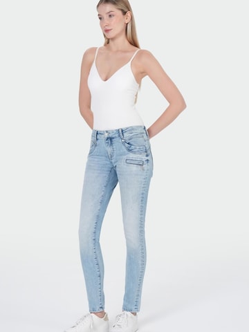 M.O.D MIRACLE OF DENIM - Skinny Vaquero en azul: frente