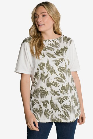 Ulla Popken Shirt in Wit: voorkant