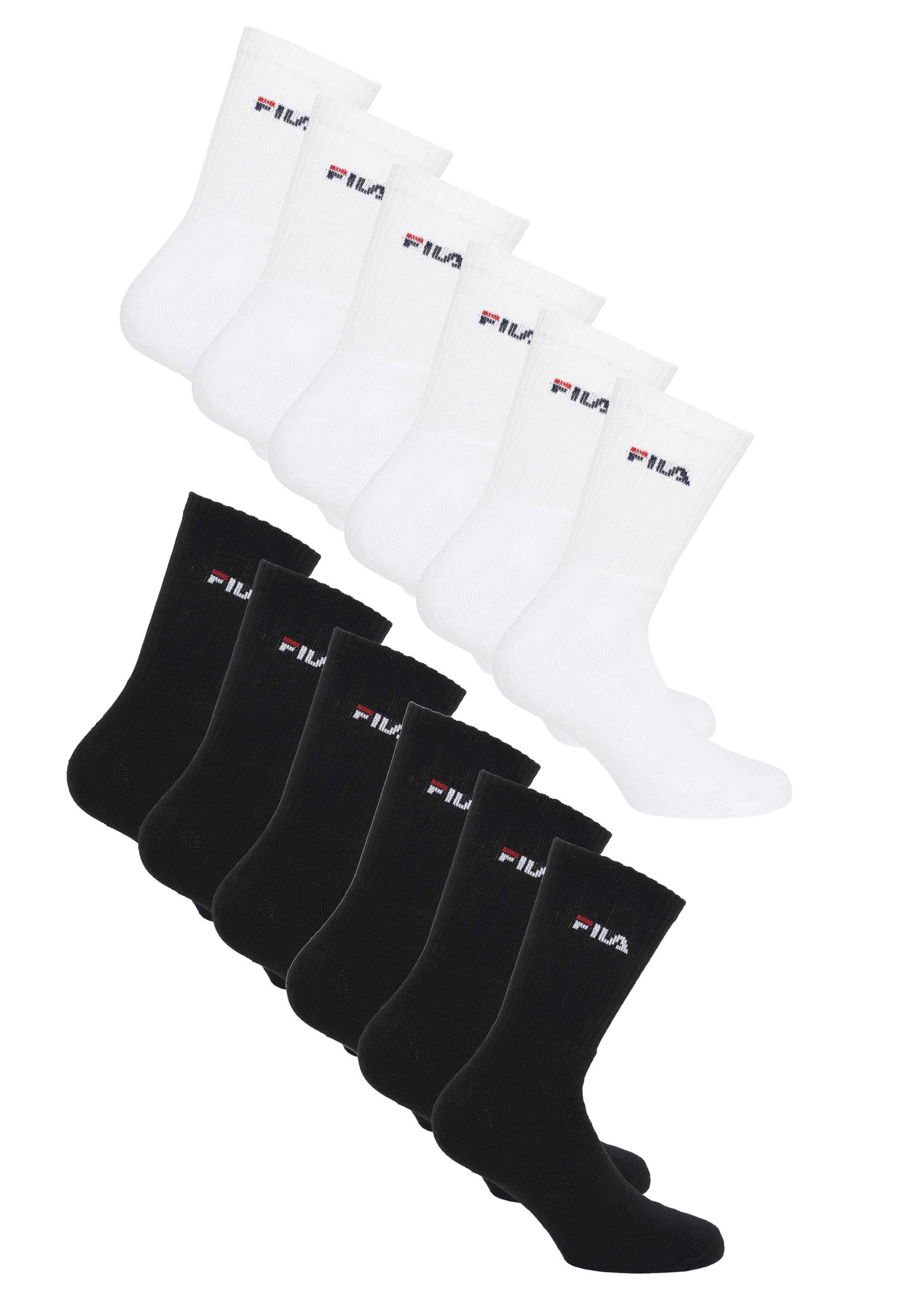FILA Socken in Schwarz: Vorderseite