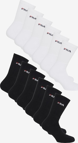 FILA Socks in Black: front